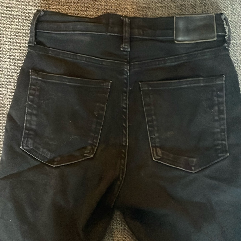 Used stretchy black skinny jeans